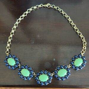 Statement necklace.